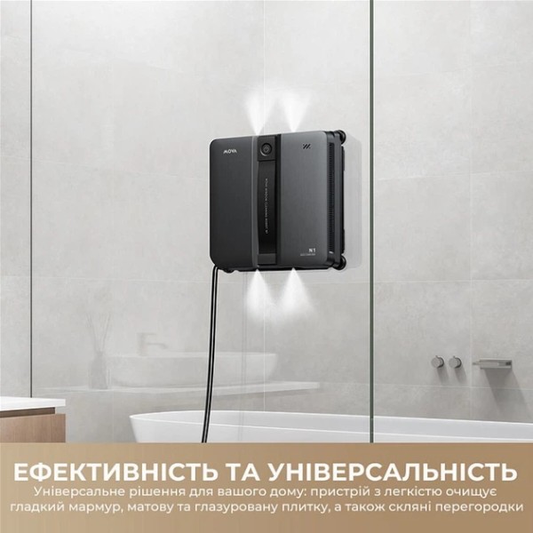 Фото - Пилосос віконний Mova N1 Black (GNDJ2580-BL)